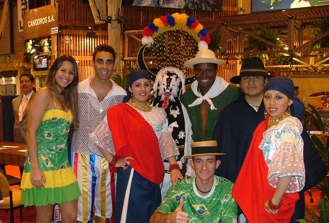 Registro do Grupo Brasilidade durante a missão da Embratur em Madri, em 2007